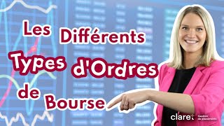 Quelques types d’ordre de bourse expliqués [upl. by Goldia]