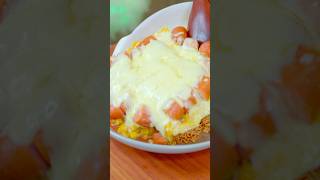 How to make Corn Cheese Spicy Sausage Ramen [upl. by Enimasaj]