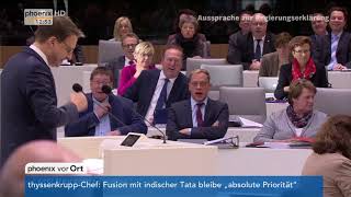 Aussprache im niedersächsischen Landtag zur Regierungserklärung von Stephan Weil am 231117 [upl. by Richlad]