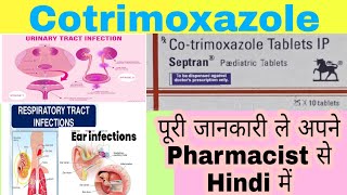 Cotrimoxazole tablet  Cotrimoxazole  Septran uses side effects DosageContraindication [upl. by Franci]