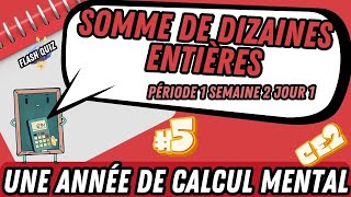 Somme de dizaines entières P1S2J2 [upl. by Low]