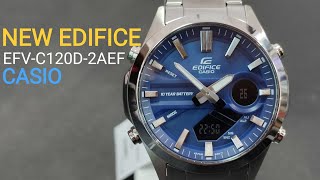 UNBOXING AND REVIEW CASIO EDIFICE EFVC120D2AEF [upl. by Zela]