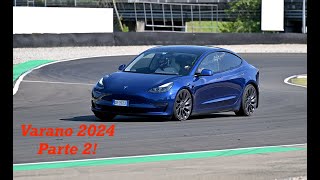 Evento Lampi di TESLA In Pista Varano De Melegari 2024 MODEL 3 PERFORMANCE Parte 2 [upl. by Yblok]