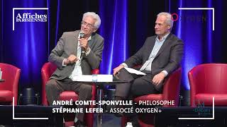 Débats du Cercle  André ComteSponville livre les secrets du bonheur au travail [upl. by Wallace]