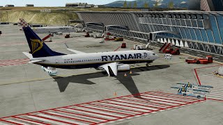 Leg 13 IFR Nacional 2023  LEST  LEBB  B737800  Prepar3D v53  IVAO  RYR278 [upl. by Jacenta]