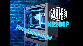 Custom Loop Cooler Master NR200P ITX Case Time Lapse Build [upl. by Essirehc830]