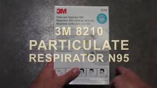 3M 8210 Respirator N95 [upl. by Gabor657]