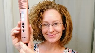 Testing KISS Heat Straightener Comb [upl. by Atinihs]