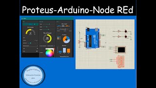 Tutorial graficas sensores con Proteus NodeRed y Arduino [upl. by Nyliuqcaj]