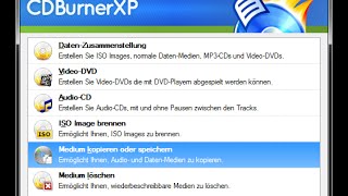 Freeware CDBurnerXP  CDDVD  Brennprogramm  ISOImages  AudioCD  Windows  Software [upl. by Mcclenaghan]