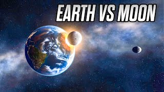 Earth vs moon who will Win  Solar Smash  Phantom UK [upl. by Acirederf]