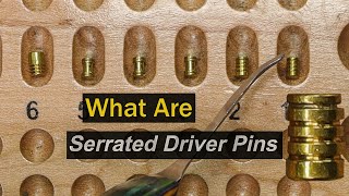 345 What Are Serrated Pins  Learn Lock Picking [upl. by Ebeohp]