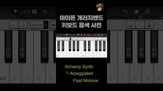 Fluid Motions  iPhone Garageband keyboard tone [upl. by Wolram]