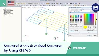 Webinar Structural Analysis of Steel Structures by Using RFEM 5 [upl. by Hamirak109]