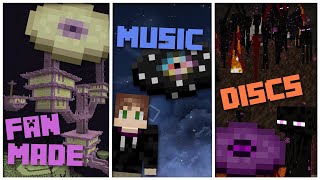 All the Fan Made Music Discs Minecraft Part 3 [upl. by Nit85]