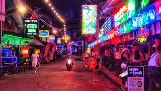 This Is CHAWENG Beach Road Nightlife Koh Samui 2023 [upl. by Leroj]