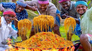 CHICKEN NOODLES  Chinese Hakka Chicken Noodles Recipe Cooking in Village  Chinese Street Food [upl. by Aleciram]