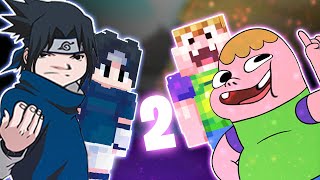 CLARÊNCIO e SASUKE no MINECRAFT 2 [upl. by Glinys]