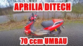 APRILIA DITECH 70ccm UMBAU [upl. by Eissed]