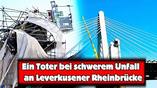 Ein Toter bei schwerem Unfall an Leverkusener Rheinbrücke – A1 voll gesperrt [upl. by Anaiek835]