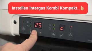 Instellen Intergas Kombi Kompakt 2824 Cw4 cvketel [upl. by Anthiathia]