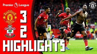 Highlights  Manchester United 32 Southampton  Romelu to the rescue [upl. by Tinor]