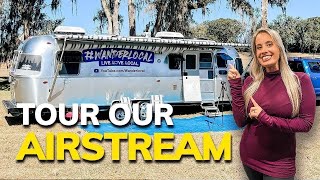 AIRSTREAM CLASSIC TOUR 🦩 What its like to live in an Airstream Classic [upl. by Ebneter]