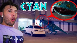 MONSTER CYAN SPOTTED IN REAL LIFE RAINBOW FRIENDS 2 [upl. by Olly]