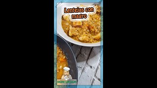 Receta fácil de LENTEJAS CON MAGRO [upl. by Polash]