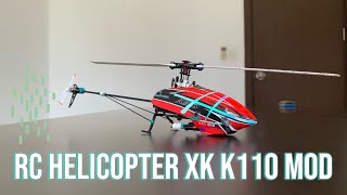 RC Helicopter XK K110 Modified  3D Flight 1 [upl. by Curkell]