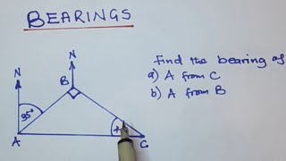 Maths bearings explained [upl. by Reisman]