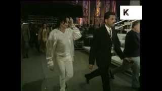 1996 Brit Awards Michael Jackson Backstage [upl. by Lobiv606]