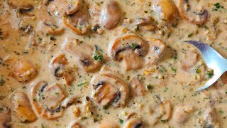 Creamy Mushroom Sauce Recipe [upl. by Ydassac429]