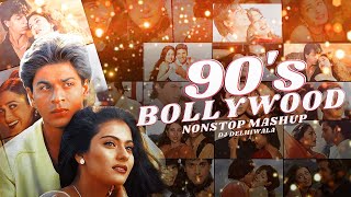 90s Bollywood Nonstop Mashup 2023  Best 90s Bollywood Evergreen Songs Mashup  DJ DeLhiwala [upl. by Ahsie]