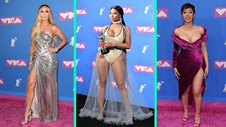 Jennifer Lopez Cardi B Nicki Minaj and More Stars MustSee Fashion Moments from the VMAs [upl. by Ahseuqal131]