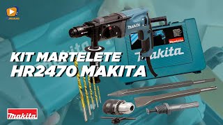 Kit Martelete Makita HR2470 [upl. by Alyakim]