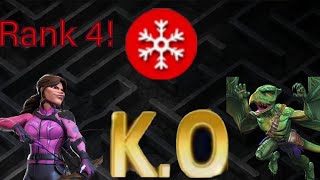 RANK 4 KATE SOLOS NECROPOLIS SAURON  MCOC [upl. by Yanrahs]