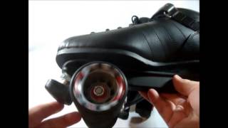 Riedell R3 Skates Black Speed Jam Roller Derby Skates [upl. by Thorsten]