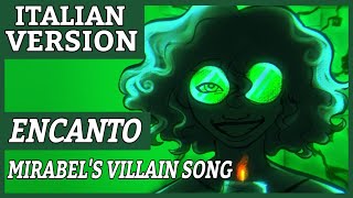 MIRABELS VILLAIN SONG  We Dont Talk About Bruno  ANIMATIC  Italian Version [upl. by Wager]