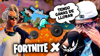 Hago el reto de minero con la skin de rubius en fortnite Casi lloro 🥺 [upl. by Eiramyllek850]