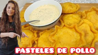 cómo hacer PASTELES DE POLLO 🐔 super deliciosos y FÁCIL DE PREPARAR [upl. by Stanwinn286]