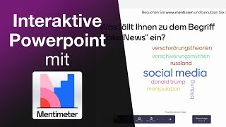 Einfach und interaktiv Mentimeter für Präsentationen nutzen Tutorial 2022 [upl. by Eehsar33]