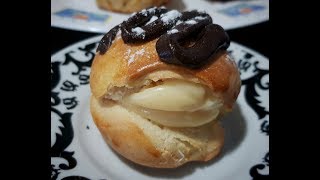 Boston Cream Thermomix Recetas Bollos de Crema pastelera Recetas Thermomix [upl. by Lindon42]