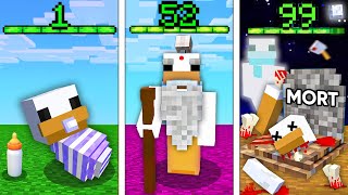 Minecraft mais mon XP  mon ÂGE [upl. by Ayotak]