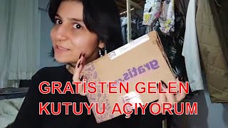 GRATİSTEN GELEN KUTUYU AÇIYORUM  BÜTÜN ÜRÜNLERİ DENEDİM [upl. by Custer154]