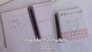 DIY Agenda minimalista 2022  Imprimible [upl. by Arde]