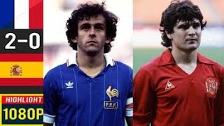 France 2 x 0 Spain Platini Camacho ●1984 UEFA Euro Final Extended Goal amp Highlights HD 1080 [upl. by Liebman290]