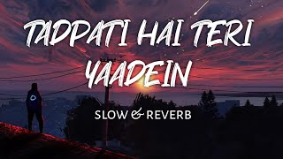 tadpati hai teri batein  slow amp reverb  lofi beats [upl. by Fesoy]