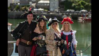 Brixham Pirate Festival 2024 [upl. by Aerdnek]