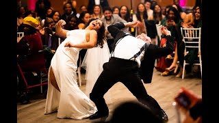 Epic FatherDaughter Wedding Dance that Gets Everyone on the Dance Floor Alleanna and John Clark [upl. by Nodlehs5]